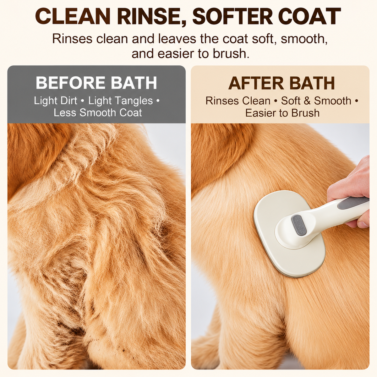 Oatmeal Shampoo for Dogs & Puppies with Sensitive Skin, 1 Gallon,asy Rinsing, Light Oatmeal Scent, Soft, Manageable Coat, with Jojoba Oil & Chamomile