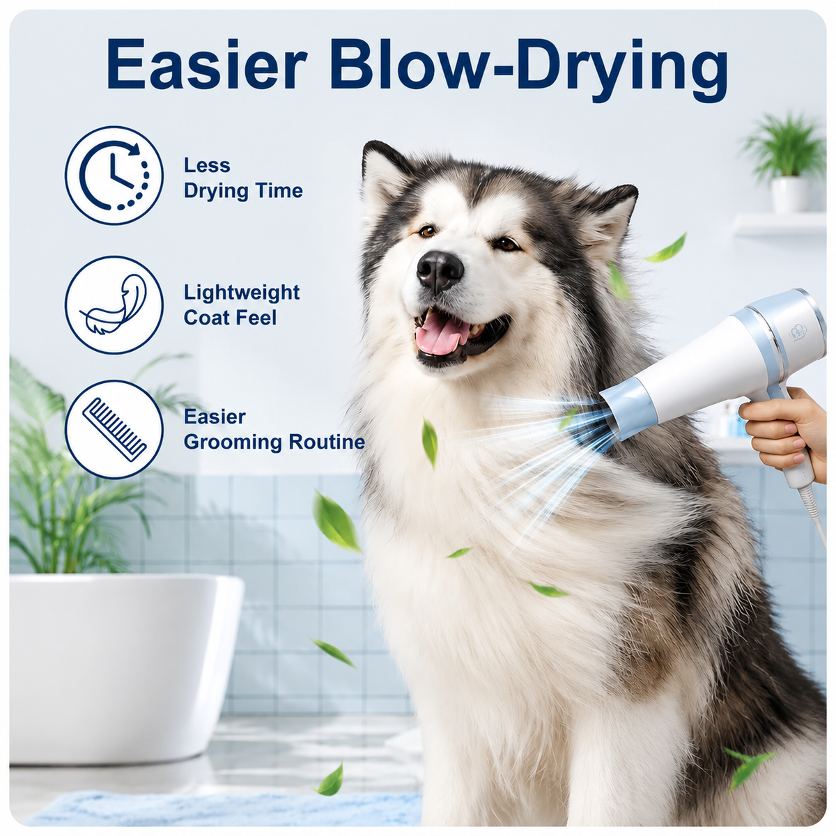 64 Fl Oz Deshedding Dog Shampoo for Double Coat Dogs Unscented,Sensitive Skin Friendly, Easier Blow-Drying Gentle Shed Control Shampoo for Undercoat Care